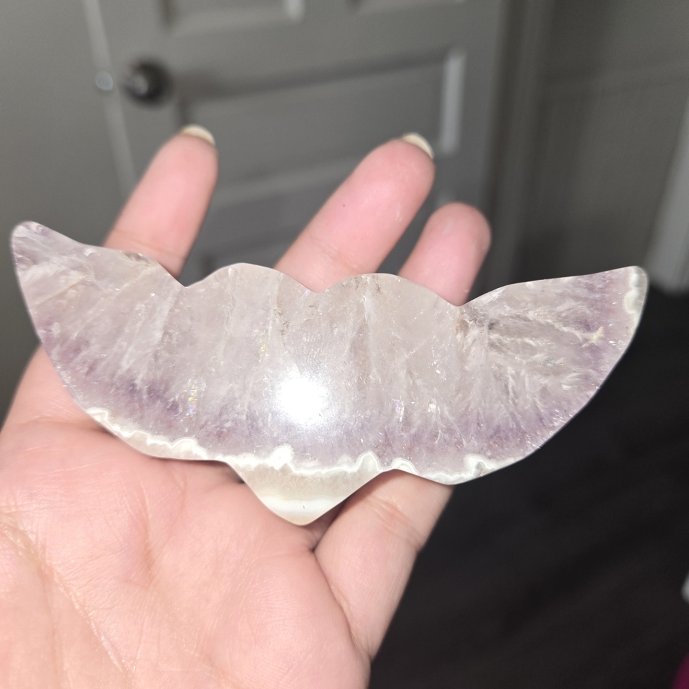 Purple and White Crystal Wing